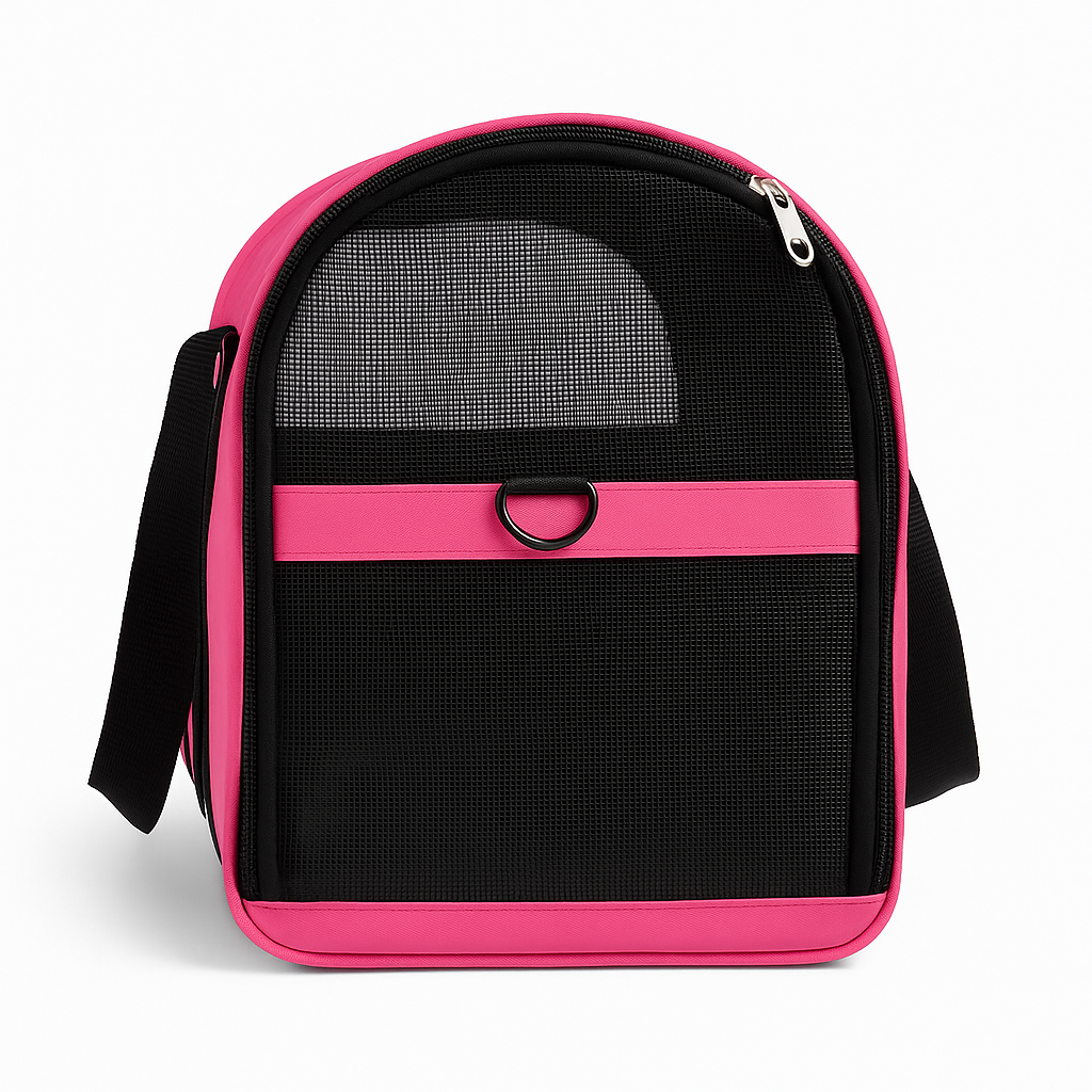 Pink Cat Carrier Bag - Stylish, Comfy & Travel - Ready