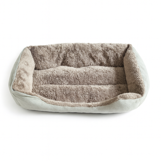 Plush Rectangle Cat Bed - Snuggle, Soft & Whisker-Approved