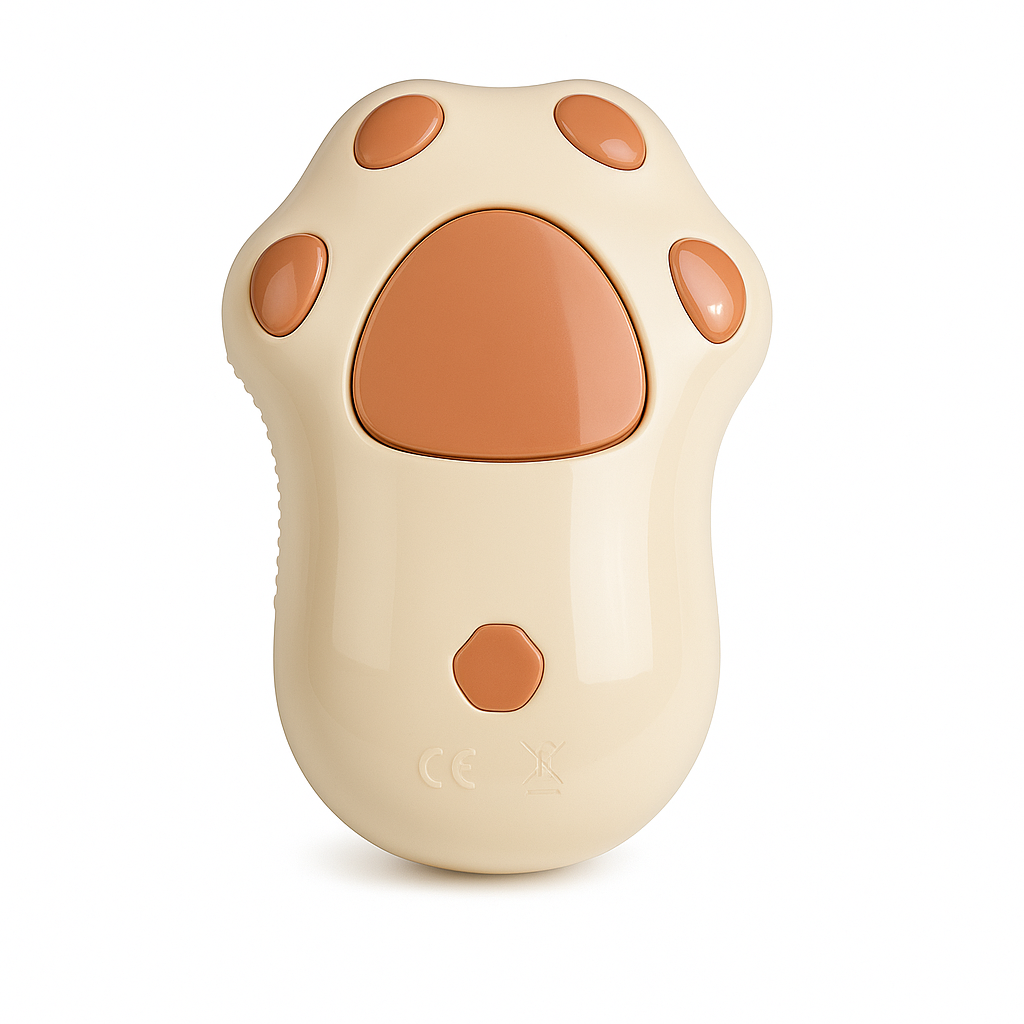 Cat Paw Steaming Brush - Gentle Grooming & Tangle-Free Shine