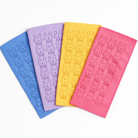Purrfectly soft cat face towels - Colourful & Cuddly Edition -2 pcs