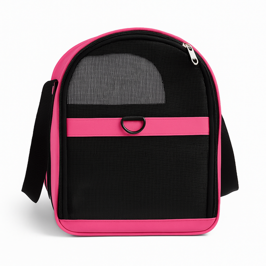 Pink Cat Carrier Bag - Stylish, Comfy & Travel - Ready