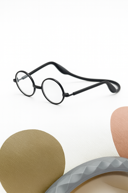 Round Cat Glasses - Adorable Pet Accessory for Photos